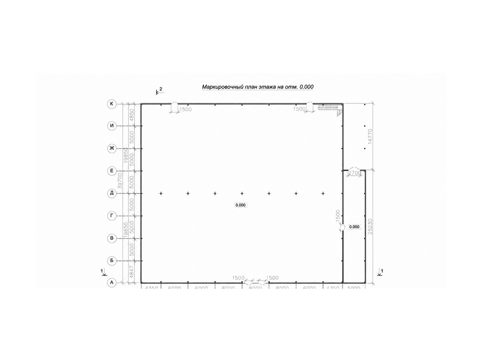 Магазин 2 062 м² — схема проекта